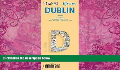 Best Buy Deals  Laminated Dublin Map by Borch (English, Spanish, French, Italian and German