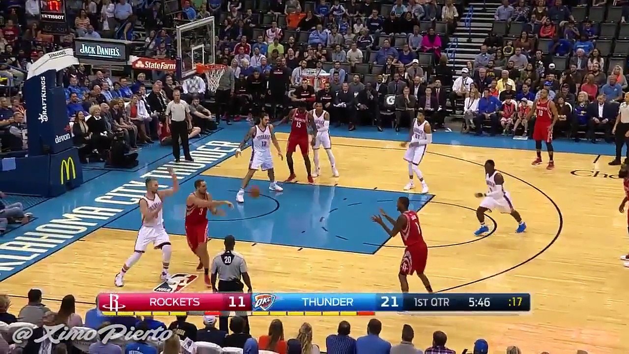 Houston Rockets vs Oklahoma City Thunder - Full Game Highlights  Nov 16, 2016  2016-17 NBA Season (1)