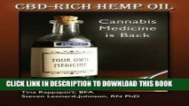 [PDF] CBD-Rich Hemp Oil: Cannabis Medicine is Back Full Online