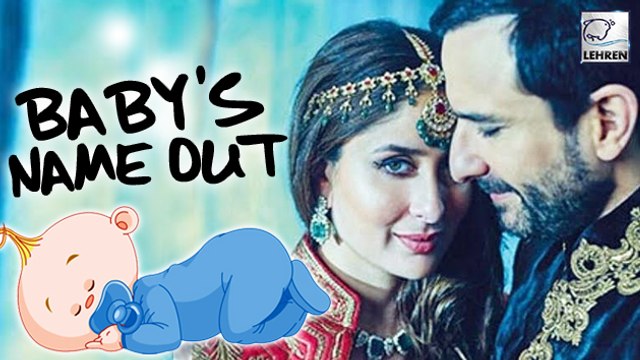 Kareena Kapoor And Saif Ali Khan Decide Their Baby's Name