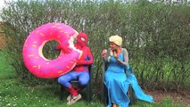 FROZEN ELSA vs JOKER Slime & Gelli Baff PRANK! w/ Spiderman, Maleficent Superhero Funny Video