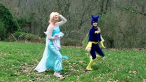 FROZEN ELSA KIDNAPPED - SPIDERMAN VS VENOM - SUPERHERO FIGHTS - FUN SUPERHERO MOVIE IN REAL LIFE :)