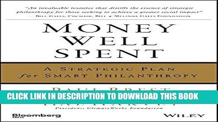 [PDF] FREE Money Well Spent: A Strategic Plan for Smart Philanthropy [Download] Full Ebook