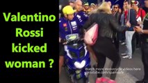  ROSSI KICK a WOMAN !!! MotoGP champ valentino rossi sued by woman