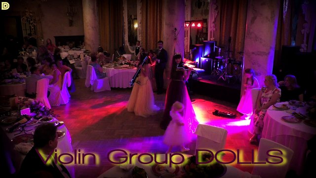Танго Запах женщины - неоновое шоу, скрипка и виолончель Violin Group DOLLS