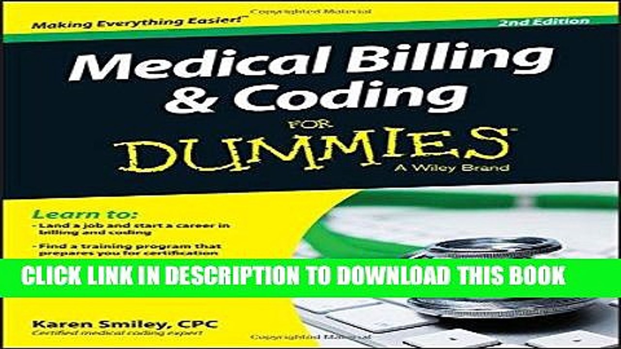 [PDF] Medical Billing and Coding For Dummies Full Online