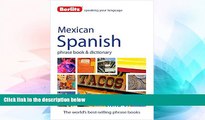 Ebook Best Deals  Berlitz Mexican Spanish Phrase Book   Dictionary  BOOK ONLINE