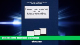 READ  Legal Implications of the Millennium Bug - Comparative Law Yearbook of International
