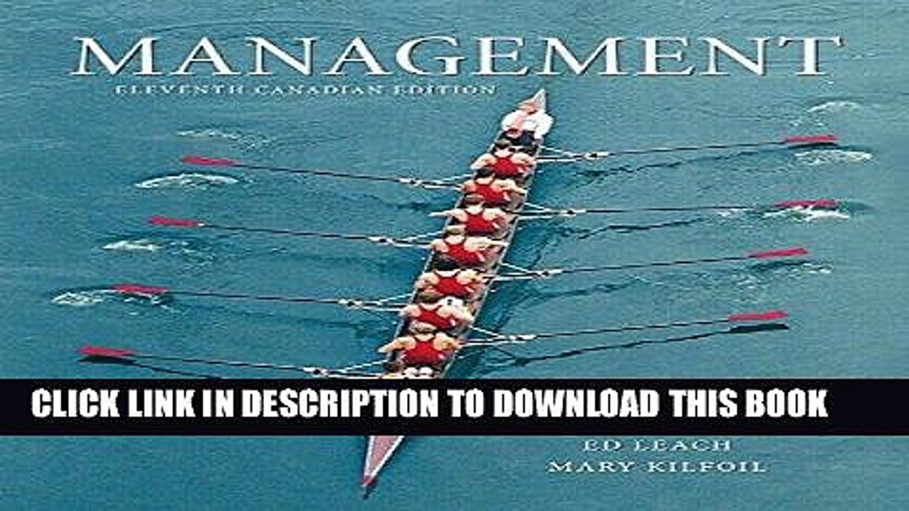 [PDF] Management, Eleventh Canadian Edition Plus NEW MyManagementLab with Pearson eText -- Access