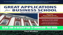Ebook Great Applications for Business School, Second Edition (Great Application for Business