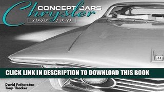 Best Seller Chrysler Concept Cars 1940-1970 (Chrysler) Free Read