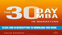 Best Seller The 30 Day MBA in Marketing: Your Fast Track Guide to Business Success (30 Day MBA