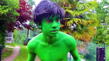 Hulk Boy falls in Love with Hulk Girl! w/ Spiderman, Frozen Elsa, Hulk, Pocahontas, Joker & Candy :)