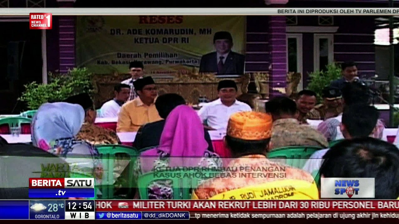 DPR Imbau Penanganan Kasus Ahok Bebas Intervensi