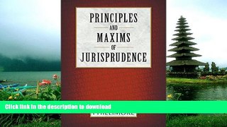READ  Principles and Maxims of Jurisprudence FULL ONLINE