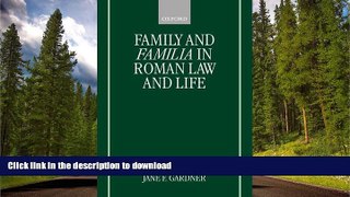 FAVORITE BOOK  Family and Familia in Roman Law and Life  BOOK ONLINE