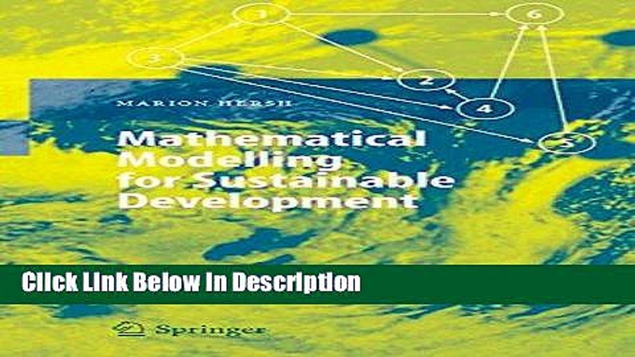 [Download] Mathematical Modelling for Sustainable Development (Environmental Science and