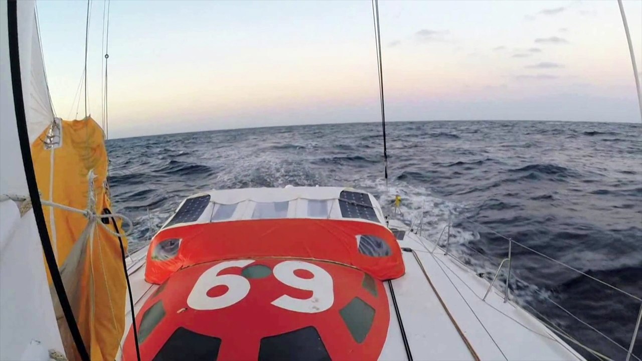 Sebastien Destremau évoque la "super lune" / Vendée Globe