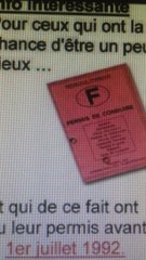 vous ne devez pas perdre de point sur un permis de conduire eu avant 1992