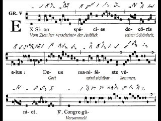 Graduale Ex Sion, Dominica II Adventus (2 Avent)