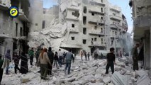 Al menos medio centenar de muertos por los bombardeos en Alepo