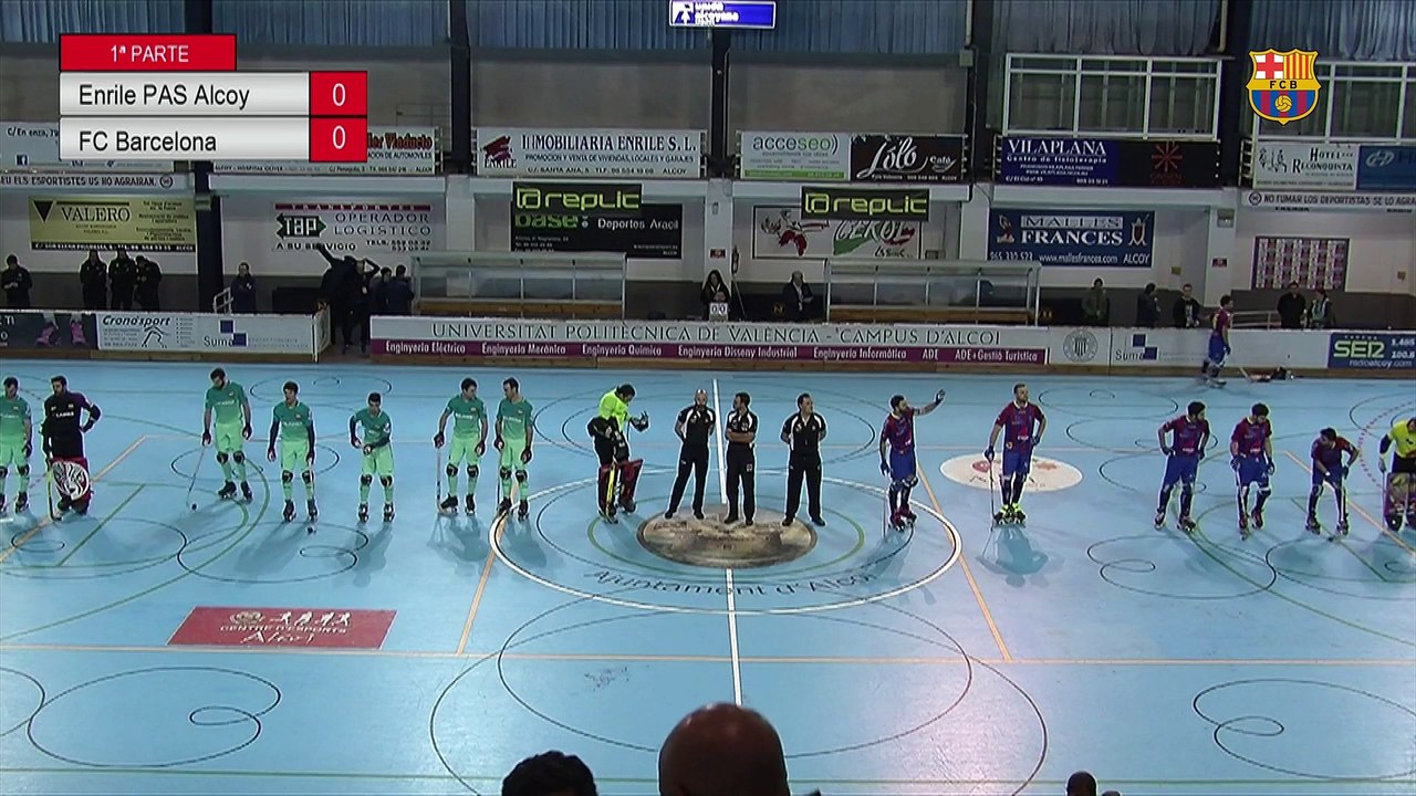 [HIGHLIGHTS] HOQUEI PATINS (OK Lliga): Alcoi - FC Barcelona Lassa (1-4) (Imatges OK Liga TV)