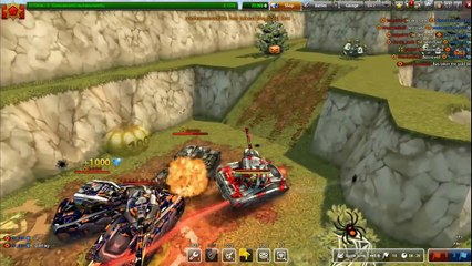 Tanki Online Game play Halloween Map 2016 Pumpkin Gold Boxes