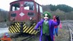 Spiderman vs Joker Poo Factory Chase Minions Kidnapped Spiderbaby Fun Superhero in Real Life