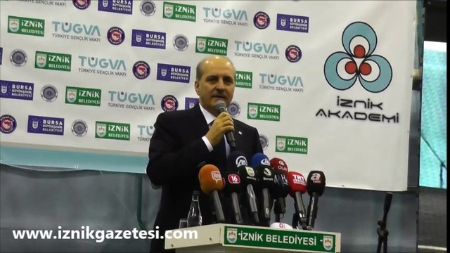 İznik Akademi'nin Açılış Dersini Numan Kurtulmuş Verdi...