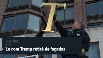 Le nom Trump disparaît de la façade de plusieurs bâtiments à New York