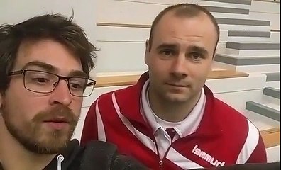 La réaction de Raphaël Gallice après le match nul contre Hyères