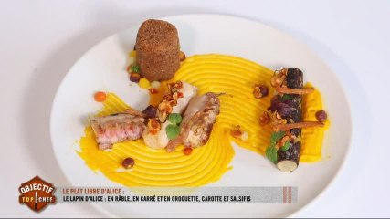 Le lapin d'Alice : en râble, en carré et en croquette, carotte et salsifis