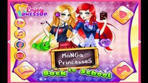 Manga Princesses Back To School - Cartoon Video Game For Girls