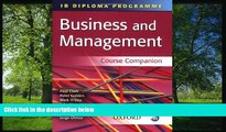 Choose Book IB Business and Management Course Companion (IB Diploma Programme)