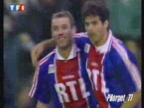 PSG-STRASBOURG 94-95, FINALE CDF, BUT DU PSG
