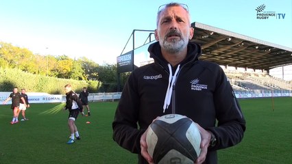 RugbyClubs | Atelier passe avec le Provence Rugby