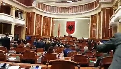 Momenti kur Paloka goditi ministrin Beqja në foltore