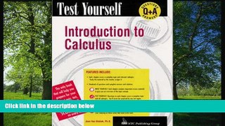 eBook Here Test Yourself: Introduction to Calculus