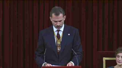 El Rey dice que "España no puede negarse a sí misma tal y como es"