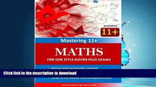 GET PDF  Mastering 11+ : Maths / Numerical Reasoning - Practice Book 1  BOOK ONLINE