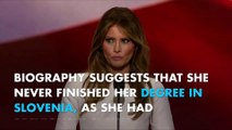 College degree suddenly vanishes from Melania Trump’s official bio