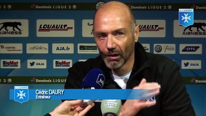 Cédric Daury avant AJ Auxerre - RC Lens