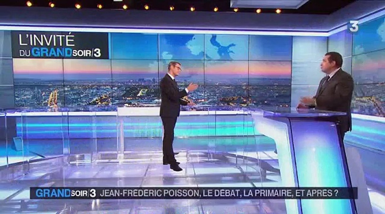 Jean-Frédéric Poisson quitte le plateau de France 3 en plein direct