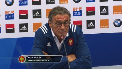 XV de France - Novès : "Essayer de jouer notre rugby"
