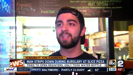 Il tente de cambrioler une pizzeria complètement nu