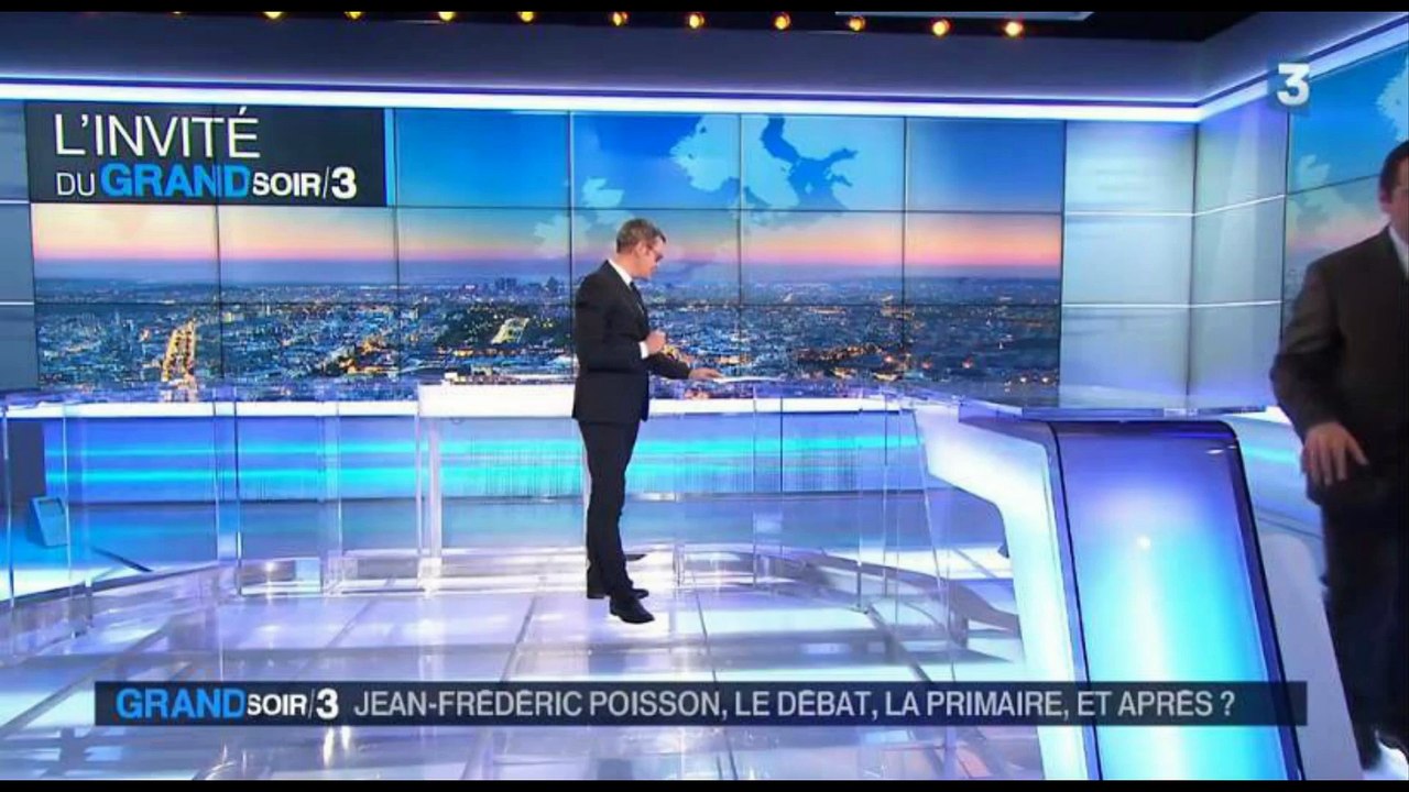 France 3, Jean-Frédéric Poisson quitte le plateau pour protester contre son traitement