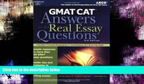 EBOOK ONLINE  GMAT: Answers to the Real Essay Questions  FREE BOOOK ONLINE