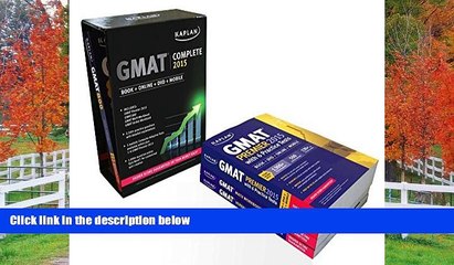 Online eBook Kaplan GMAT Complete 2015: The Ultimate in Comprehensive Self-Study for GMAT: Book +