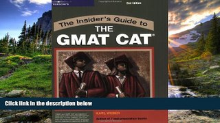 Enjoyed Read The Insider s Guide to the GMAT CAT