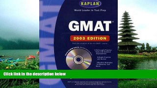 Online eBook Kaplan GMAT 2003 with CD-ROM (Kaplan GMAT Premier Program (w/CD))